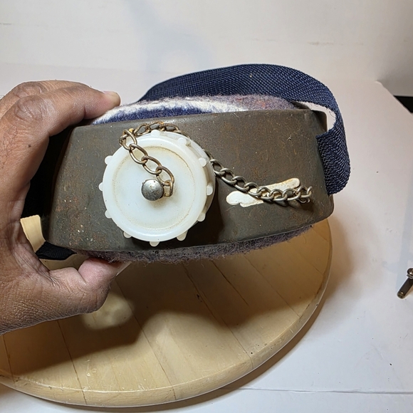 Vintage Western Style 2 Qt. Blanket Canteen Rustic Adjustable Strap Prop Decor f - Picture 6 of 9